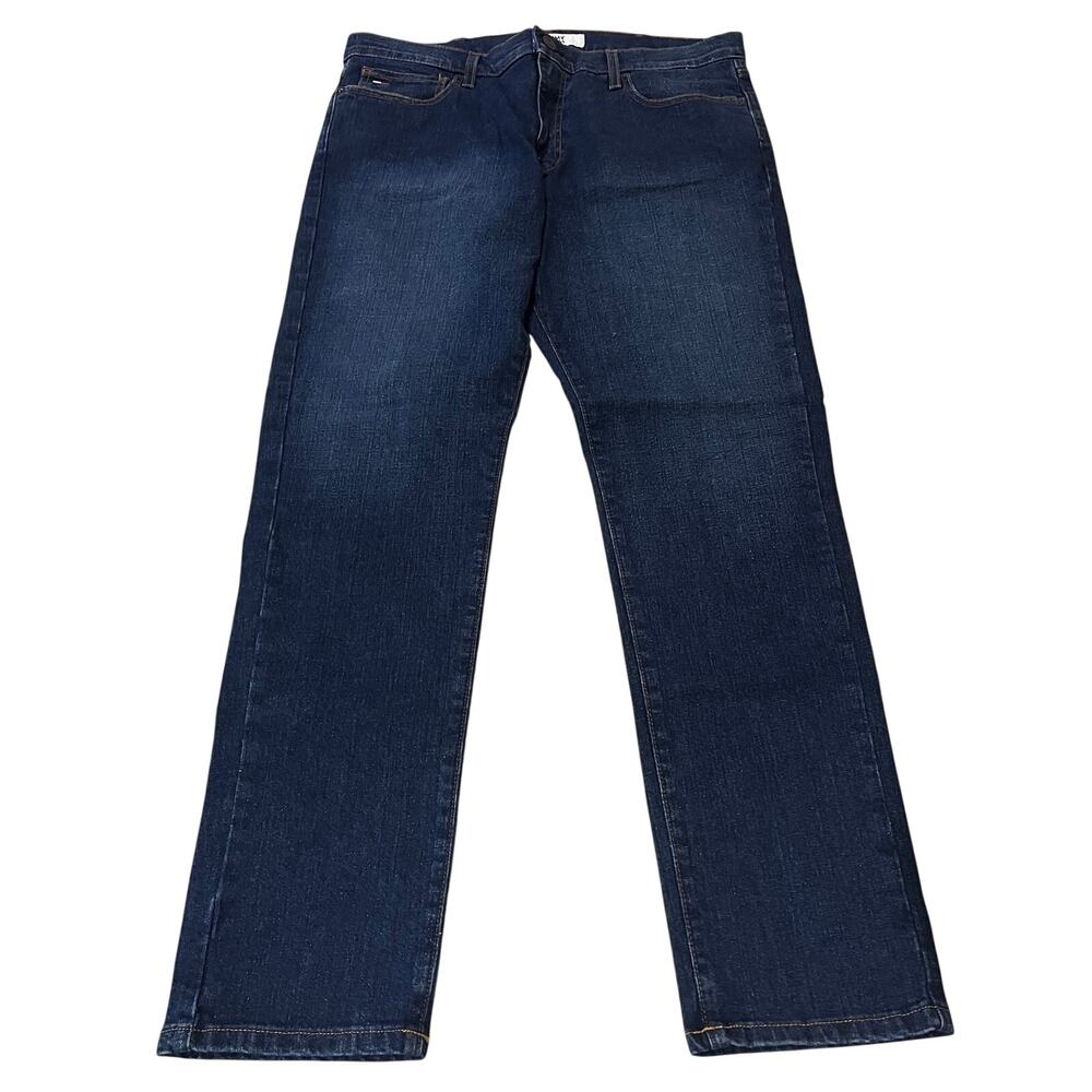 16-80 TOMMY HILFIGER Classic Straight Leg Jeans Dark Wash 36x32